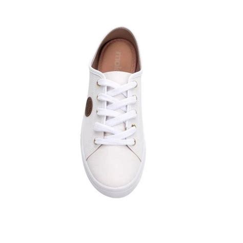 Tênis Feminino Moleca Napa Sardenha Neo Branco 5657302 No Shoptime