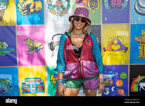 Tate Mcrae Poses On Day Three Of The Lollapalooza Music Festival On Saturday July 31 2021 At