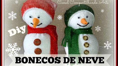 Como Fazer Um Boneco De Neve Frozen Snowman Especial Natal Dica