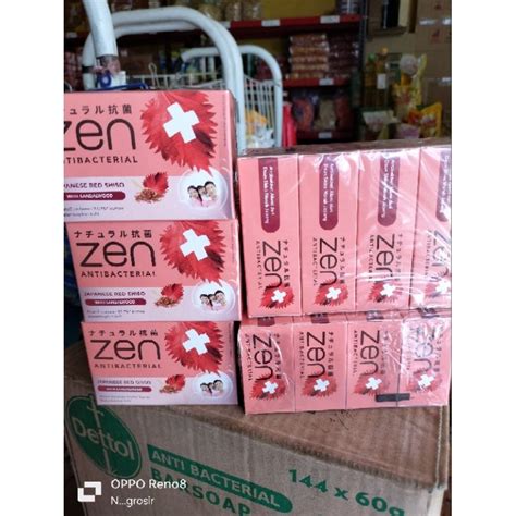 Jual Zen Antibacterial Sabun Mandi Batang Isi Shopee Indonesia