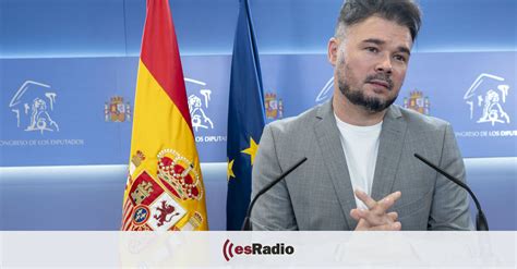 La República de los Tonnntos Para Rufián ETA no existe pero se sigue