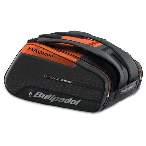 Bullpadel Hack Padel Racket Bag Paquito Navarro Orange Black