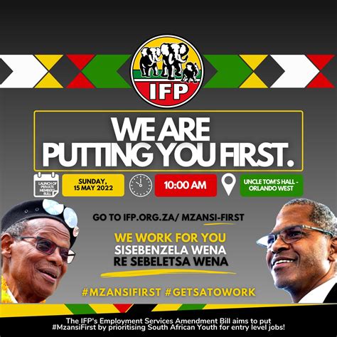 Media Alert IFPYB Takes IFP Private Members Bill To Gauteng Inkatha