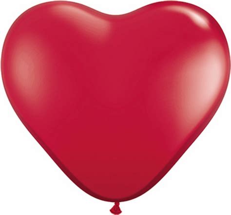 Balão Coração Vermelho Ruby Red Heart Balões Qualatex Red Jewel Ruby