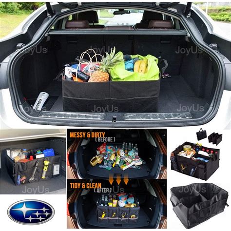 Subaru Xv Forester Car Boot Storage Bag Multiple Compartments Storage