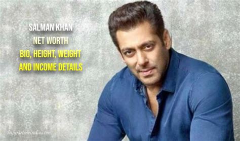 Salman Khan Net Worth, Age, Height, Weight, Biography, Income Details