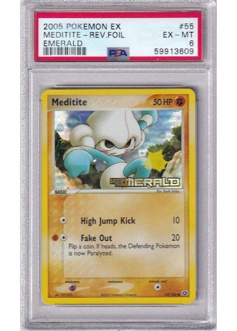 Ralts PSA 8 Gradede pokemon kort på Pokemons dk