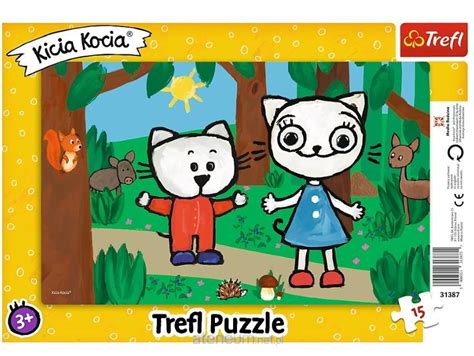 Puzzle Ramkowe Kicia Kocia W Lesie Trefl Baby And Mam