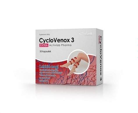 ACTIVLAB CycloVenox 3 EXTRA 30 kapsułek cena Apteka internetowa