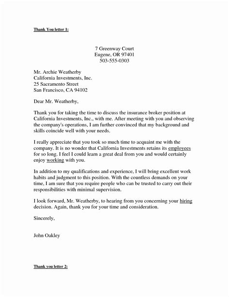 Medical Assistant Thank You Letter Business Template Example