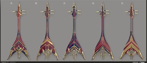 ArtStation - Warframe - Narmer Shawzin Concept, Marco Hasmann Weapon Concept Art, Armor Concept ...