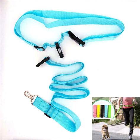 Long Adjustable Waist Pet Dogs Leash Running Hands Freely Pet Products