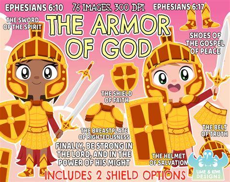 The Armor Of God Clipart Instant Download The Belt Of Truth Etsy