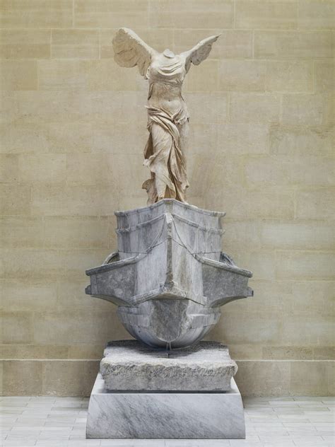 19th Century French Bronze Statue La Victoire De Samothrace Le Louvre