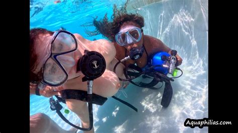 Watch Aquaphilias Irene And Stella Underwater Scuba Fight Gone Wrong