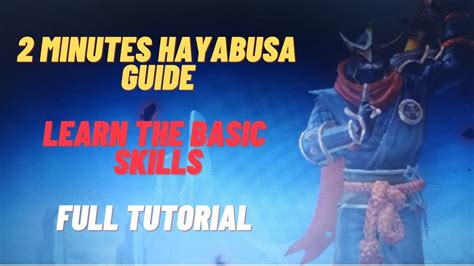 Hayabusa Minutes Guide How To Use Hayabusa Properly Master The