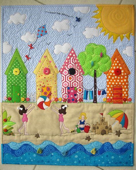 489 Best Beach Quilt Images In 2020 Beach Quilt Quilts Applique