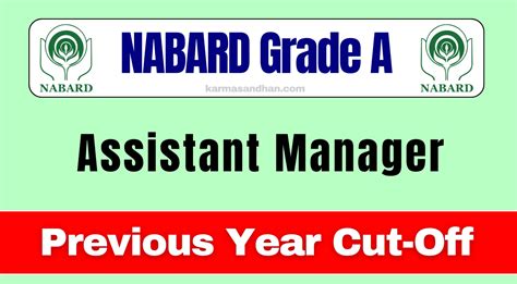 Nabard Grade A Assistant Manager Previous Year Cut Off Marks