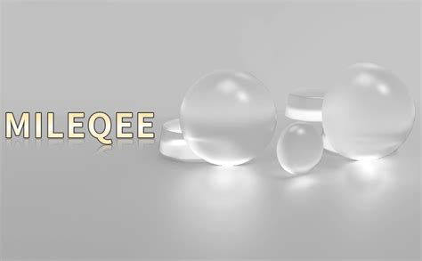 MILEQEE Door Bumpers Clear Sheets Of 200 Door Bumper Dots Small Soft