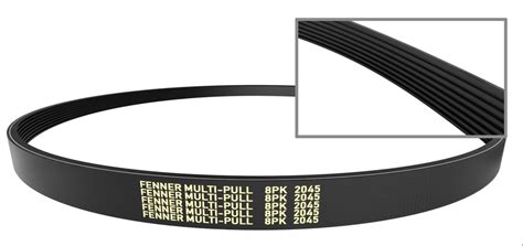 Cross Section 5V Fenner Multi Pull 8PK 2045 Poly V Belt 52 OFF