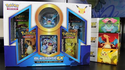 Blastoise Ex Red Blue Collection Box Opening Youtube