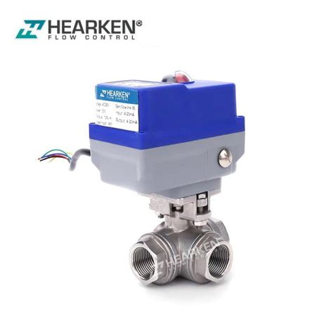 Dn25 Three Lines And One Control Cpvc Epdm Mini Electric Water 2way Ball Valve Cpvc Plastic