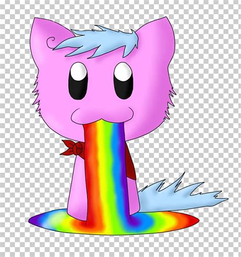 Vomiting Nyan Cat Rainbow PNG, Clipart, Animals, Art, Cartoon, Cat ...