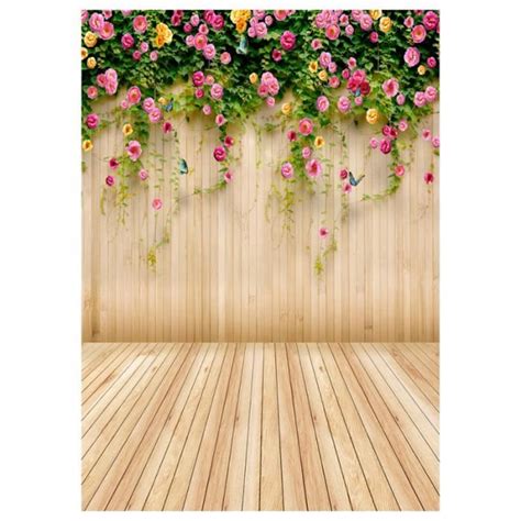 90x150 Cm Photo Fond Tissu Photographie Floral Mur 3D Toile De