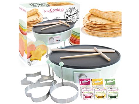 Máquina de Crepes SCRAPCOOKING Crêpes Factory Corantes Naturais