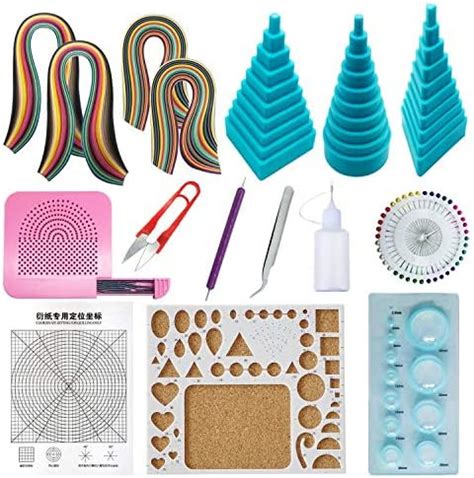 Woohome Papier Streifen Quilling Werkzeug Set Papier Quilling Set Mit