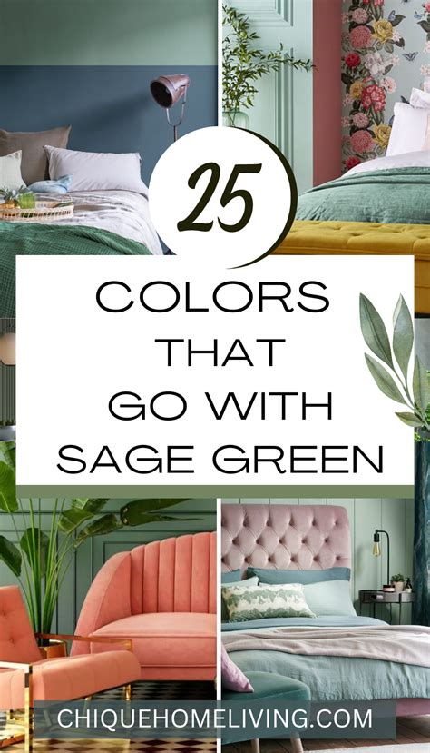 25 Colors That Go With Sage Green In 2024 Green Living Room Color