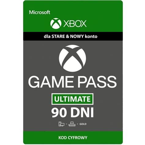 Xbox Game Pass Ultimate 90 Dni 3x30 Kod Klucz Live Gold Stare I Nowe