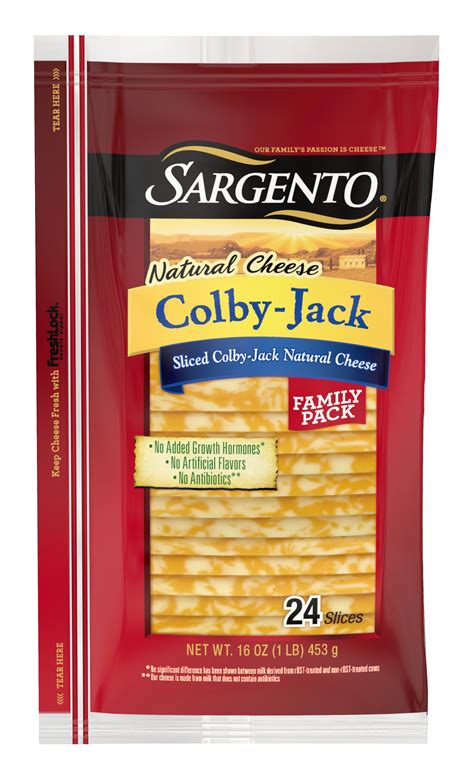 Sargento® Sliced Colby Jack Natural Cheese 24 Slices