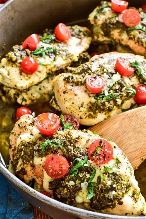 Cheesy Pesto Stuffed Chicken Lemon Tree Dwelling