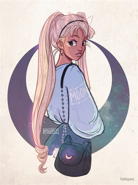 "Moon" by itslopez | Redbubble