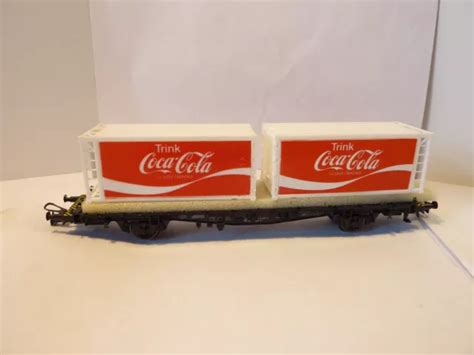 ROCO 4320 DB Containertragwagen Lgjs Coca Cola OVP H0 EUR 15 00