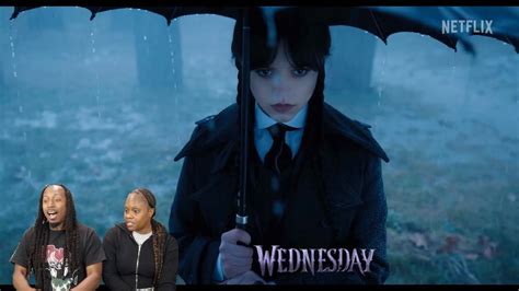 Wednesday Addams Official Trailer Netflix Reaction YouTube