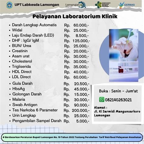 Pelayanan Laboratorium Klinik Upt Laboratorium Kesehatan Daerah