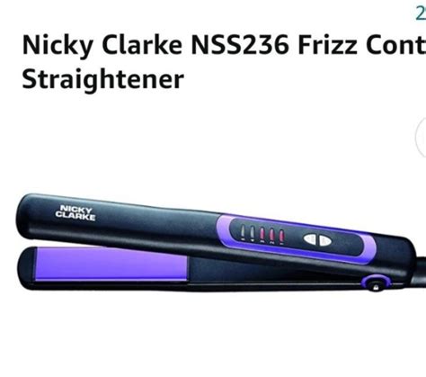 Nicky Clarke Frizz Control Straightener With Heat Beauty Personal