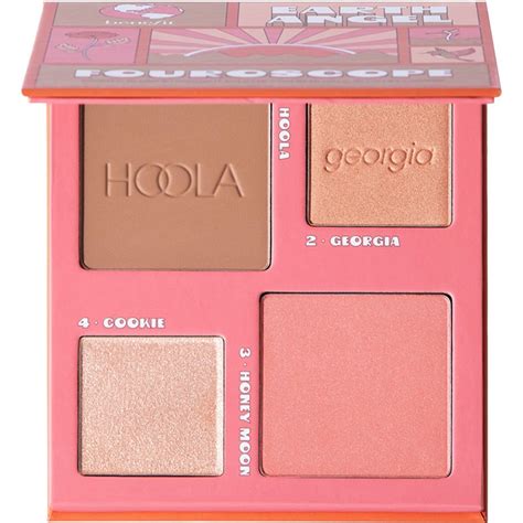 Highlighter Bronzer Blush And Highlighter Palette Fouroscope Earth Angel