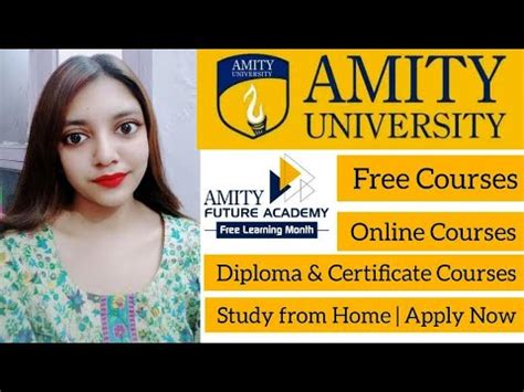 Free Online Courses By Amity University Amity Future Academy Study