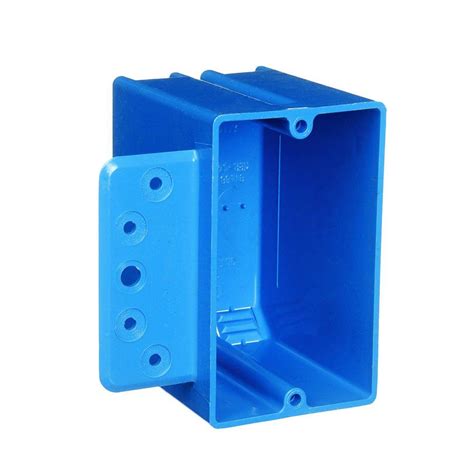 Carlon 1 Gang 18 Cu In Pvc New Work Outlet Box With Bracket B118b Upc