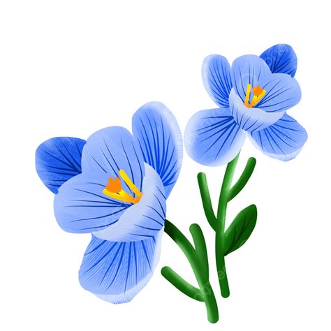 Blue Flowers Clip Art Free | Best Flower Site