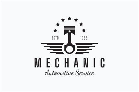 Vintage Mechanic Logo Vector Graphic By Mrbagaskara · Creative Fabrica