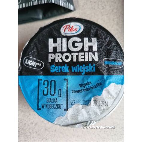 Ile Kcal Ma Serek Wiejski High Protein Naturalny Pilos Tabele Kalorii