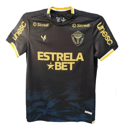 Camisa Jogo 3 Criciúma 2023 Adl Com Patrocínio Parcelamento Sem Juros