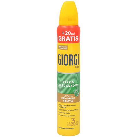 Giorgi Line Espuma Fijadora Rizos Descarados Bb Style Extrafuerte Spray