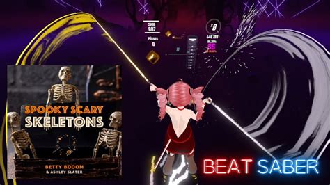 Beat Saber Spooky Scary Skeletons Electro Swing Mix By Betty Booom Fc Youtube