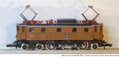 SBB Ae 3 6 II Z scale by Märklin Øyvind Teig