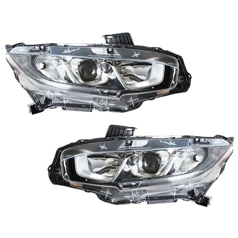 Seblaff Headlights Headlamp Replacement For 2016 2017 2018 Honda Civic Projector Headlight